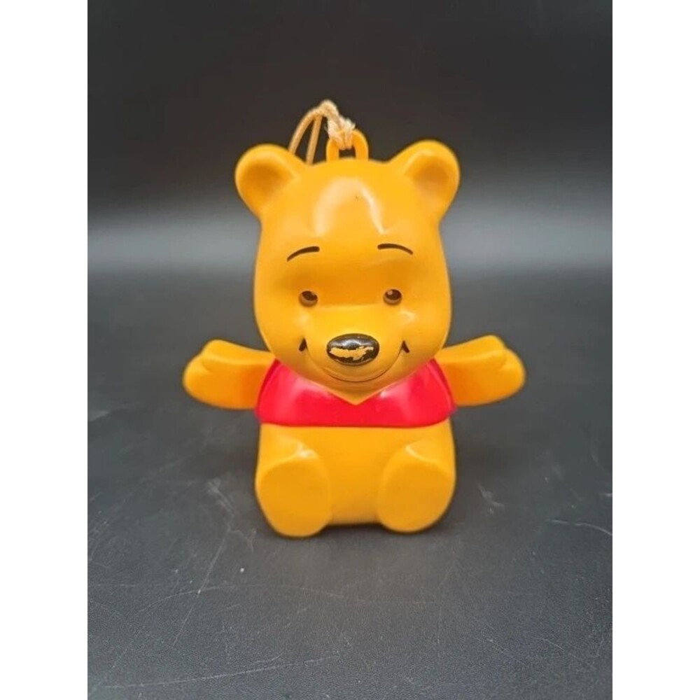Vintage Winnie The Pooh Pull String Musical Lullaby Crib Toy Japan Disney works